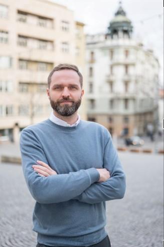 Photo of Lukáš Grůza, project manager of the Smart District Špitálka