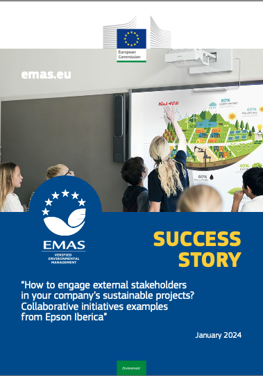Cover of EMAS Success story of EPSON Iberica