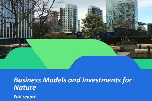 Business models and investments for nature_report cover image 