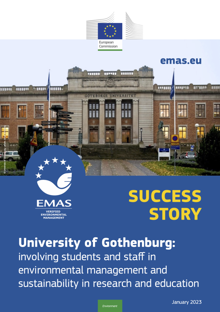 EMAS - success stories (University of Gothenburg)